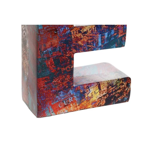 Figura szett "HOME" felirat, jógás 11,5x4,5x23 cm S/4