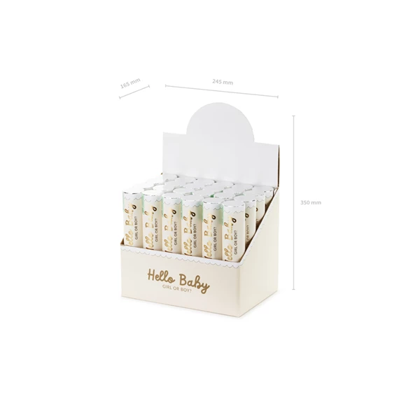 Fiú cső kilövő kék pillangókkal 20 cm