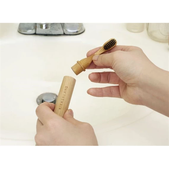 Fogkefe bambuszból, utazó szett