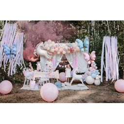 Fólia lufi girlandhoz pillangók, mix, 19x23 cm S/21