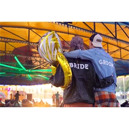 Fólia lufi gyűrű 60x95 cm mix