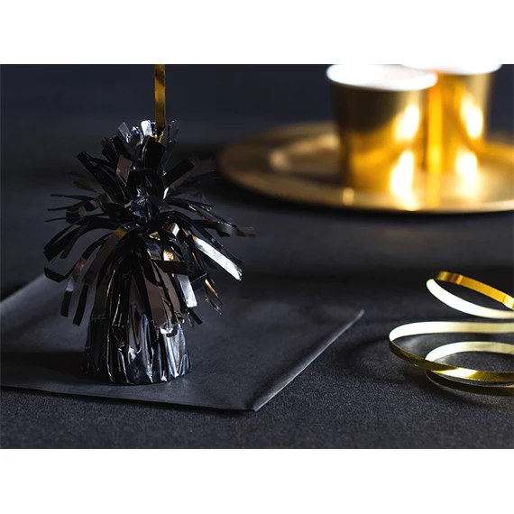 Fólia lufi súly fekete S/4