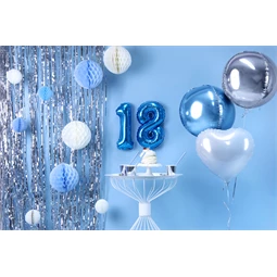 Függöny party ezüst 90 x 250 cm