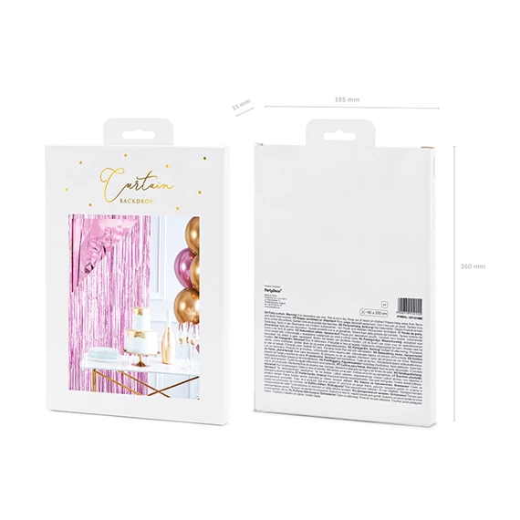 Függöny party hangulatban 90x250 cm
