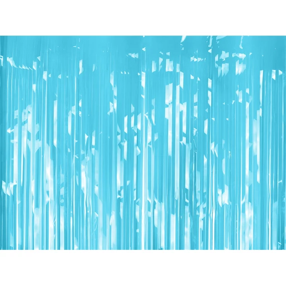 Függöny party világos égszínkék 100x200 cm