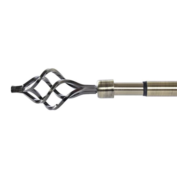 Függönyrúd állítható 160x16x16 cm