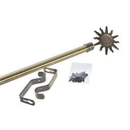 Függönyrúd állítható 160x16x16 cm