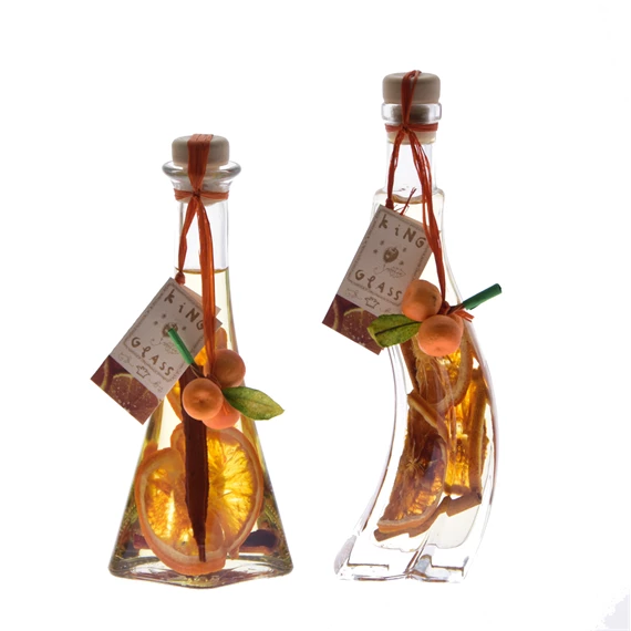 Fürdőolaj díszüvegben - Narancsos 100 ml