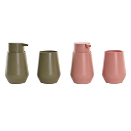 Fürdőszobai szett 8,5x8,5x14,5 cm 2 féle S/2