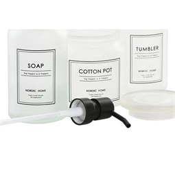 Fürdőszobai szett 7,5x7,5x20 cm S/3