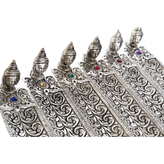 Füstölőtartó Buddhával 22x4x4 cm 6 féle