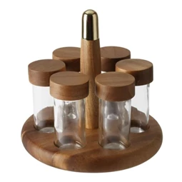 Fűszertartó szett 20,3x20,3x20 cm S/6