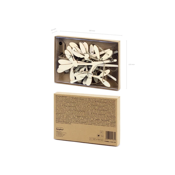 Füzér fából fagyöngy 127 cm