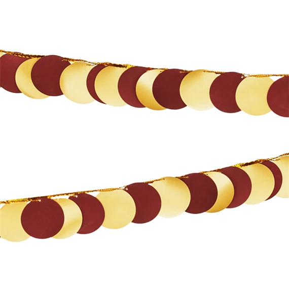 Füzér körök fémes színkeverék 2,2 m