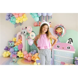 Gabby babaháza lufi fodorral 52x52 cm vegyes