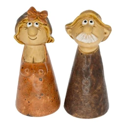 Gazda, gazdasszony álló 9,2x9,1x20,1 cm 2 féle