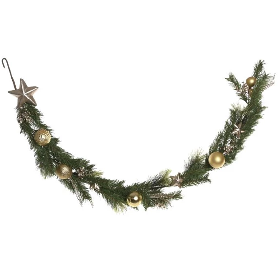 Girland bogyós, 40 LED-es 14x7x150 cm