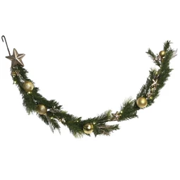 Girland bogyós, 40 LED-es 14x7x150 cm