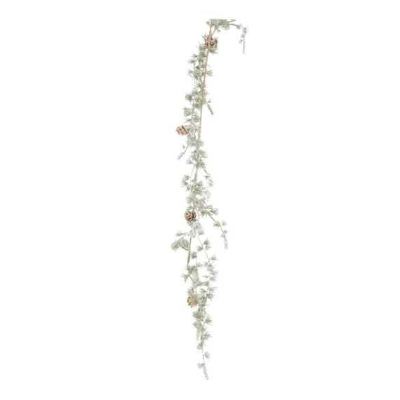 Girland cédrus, tobozzal, havas 180x12x5 cm