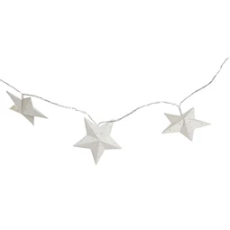 Girland csillag, LED-es 8,5x8,5x185 cm