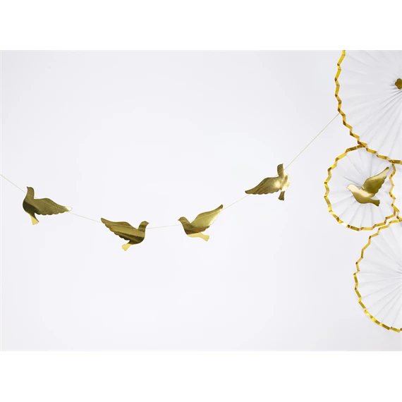 Girland galambok arany 112 cm