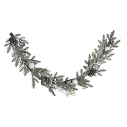 Girland havas, tobozzal, 35 LED-es 25x13x152 cm