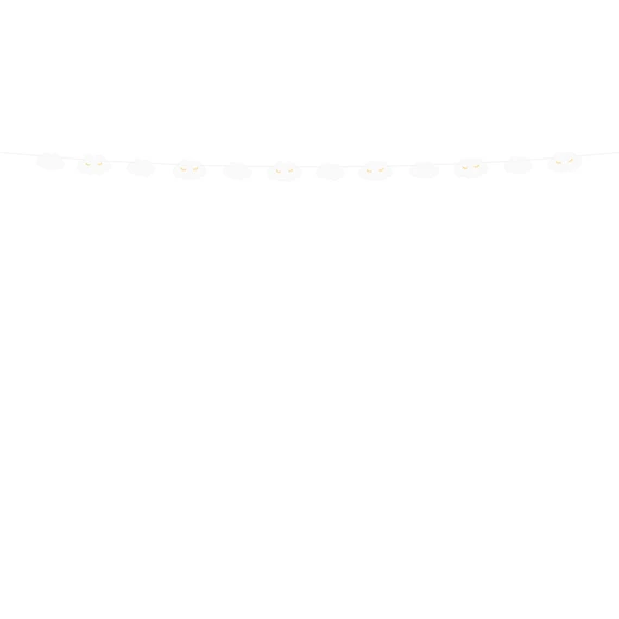 Girland kis csillag - felhők 1,45 m