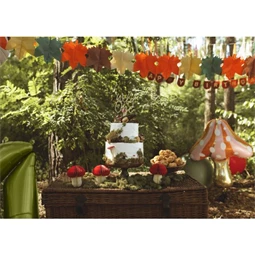 Girland levelek selyempapír 3 m vegyes színek