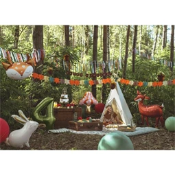 Girland levelek selyempapír 3 m vegyes színek