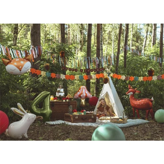 Girland levelek selyempapír 3 m vegyes színek