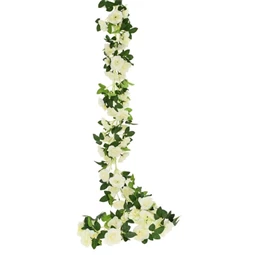 Girland rózsával, levéllel 165 cm