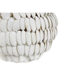 Gömb kagylókkal, akasztós 9x9x9 cm