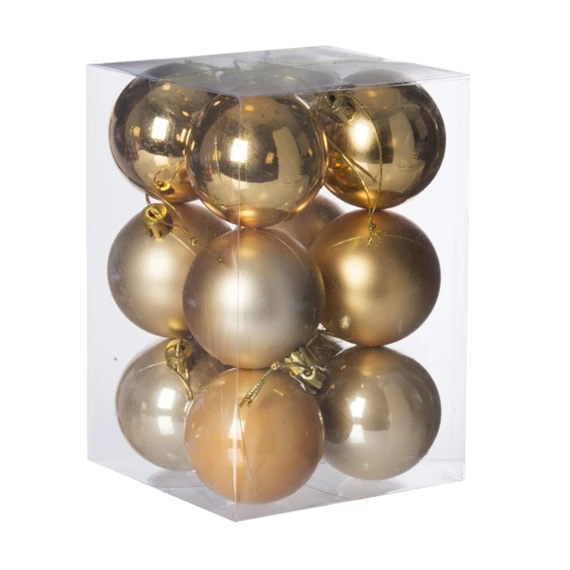 Gömb dobozban 6 cm 3 féle S/12
