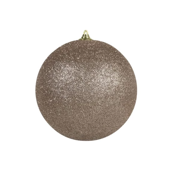 Gömb glitteres 13,5 cm