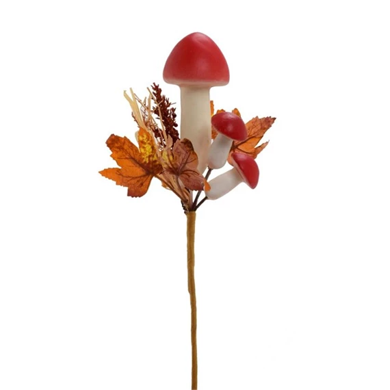 Gomba levelekkel betűzős 31 cm