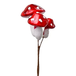 Gomba pöttyös betűzős 15 cm