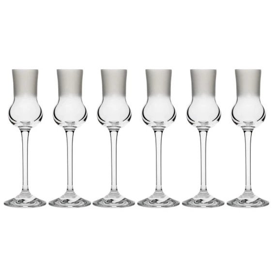 Grappa pohár Swarovski kristállyal 70 ml 18,8x6 cm S/6