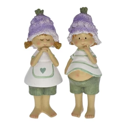 Gyerek fiú, lány virágsapkában álló 6,5x5x17 cm 2 féle