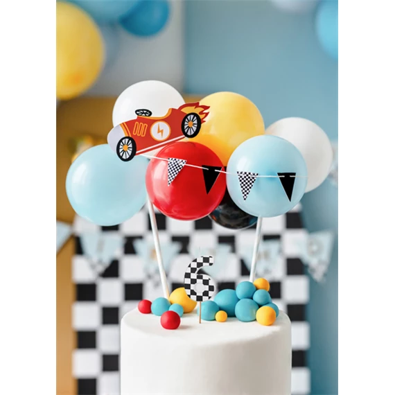 Gyertya 6-os szám születésnapi 5,5 cm mix