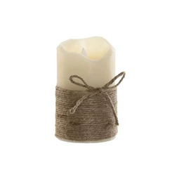 Gyertya LED-es 7,5x7,5x12,5 cm