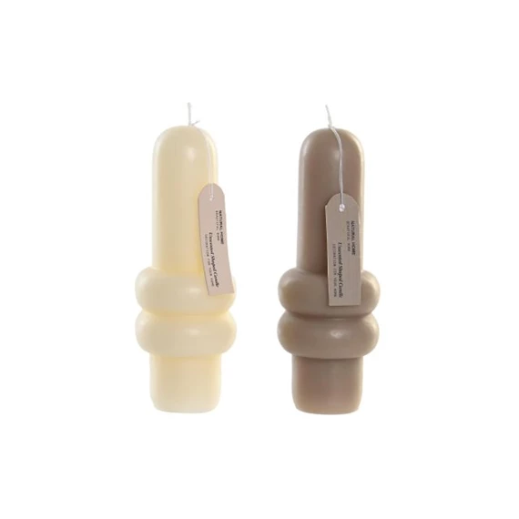 Gyertya absztrakt 6x6x16 cm 2 féle