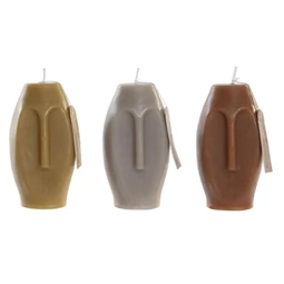 Gyertya arc formájú 6x5x12 cm 3 féle