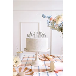 Gyertya boldog születésnapot 2,5 cm ezüst S/13