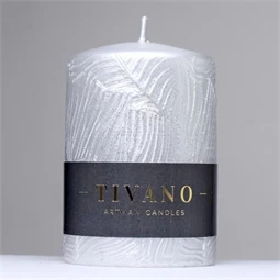 Gyertya henger, nyomott mintával 7x10 cm