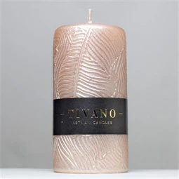 Gyertya henger, nyomott mintával 7x14 cm