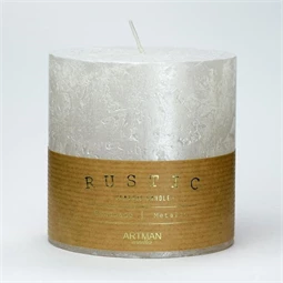 Gyertya henger, rusztikus 9x9 cm