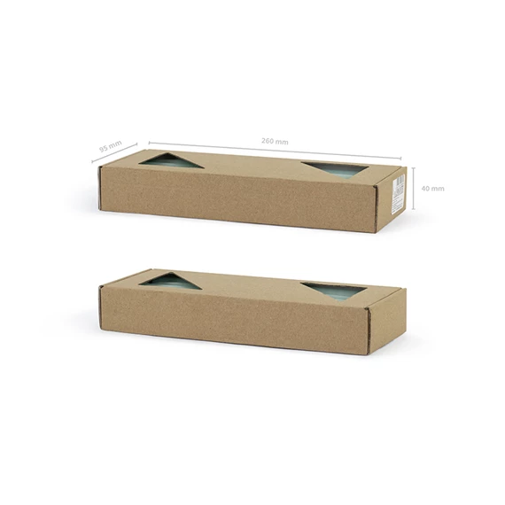 Gyertya kúp alakú matt égkék 24 cm S/10