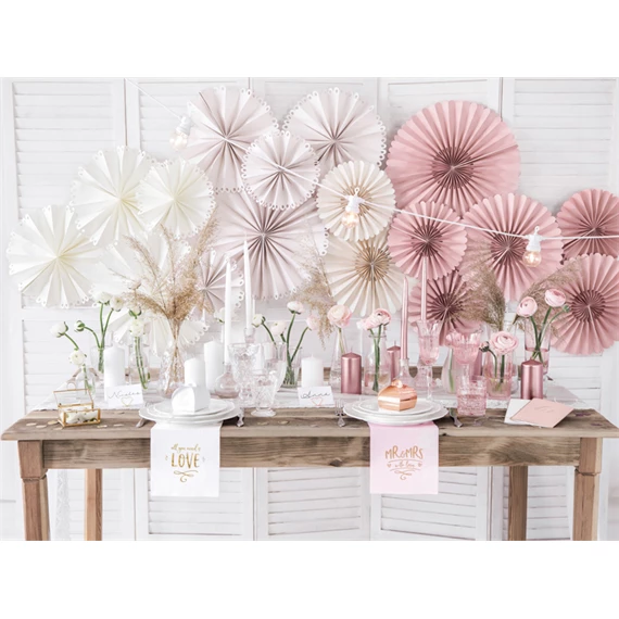 Gyertya metál rózsaarany 24 cm S/10