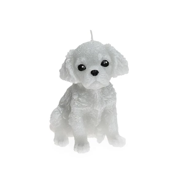 Gyertya spániel formájú 17x11 cm