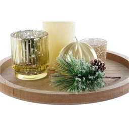 Gyertya szett 27x27x2 cm S/6